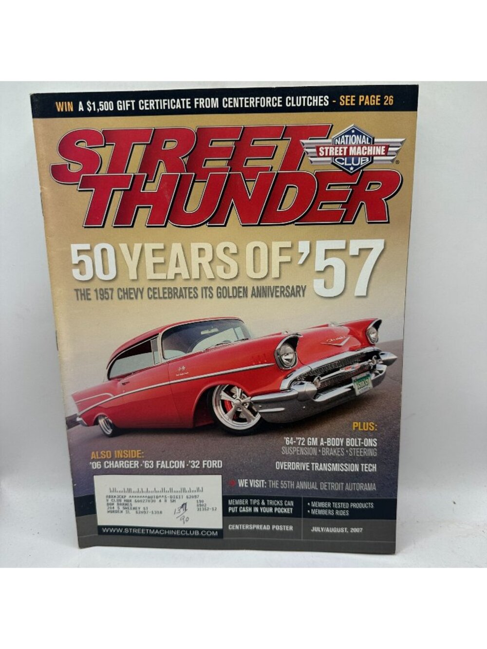 Street Thunder July/August 2007 Magazine – National Street Machine Club Cars